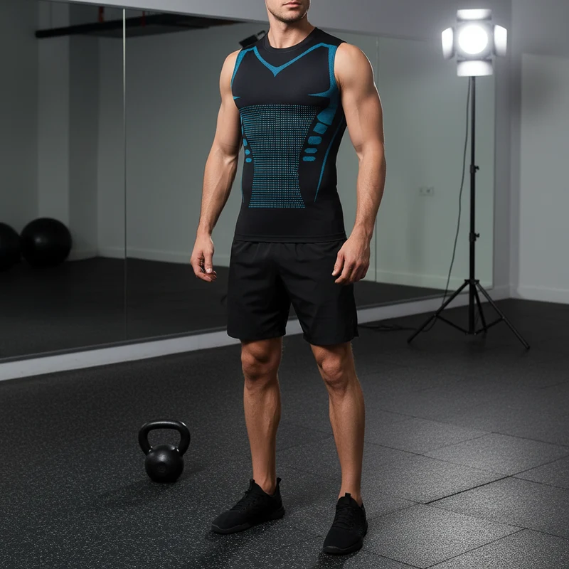 Mouwloos Compressieshirt Sport - CoreSculptX