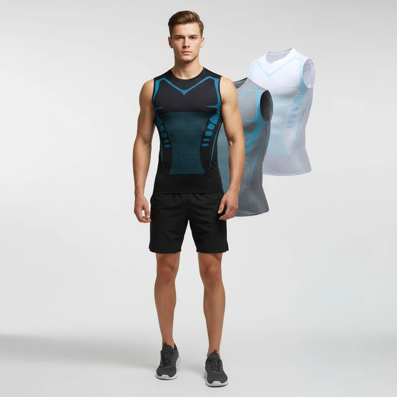 Mouwloos Compressieshirt Sport - CoreSculptX
