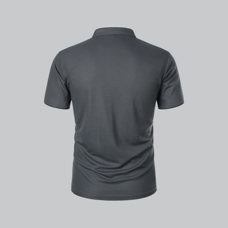 Fionn | Herren Poloshirt mit Stehkragen Kurzarm
