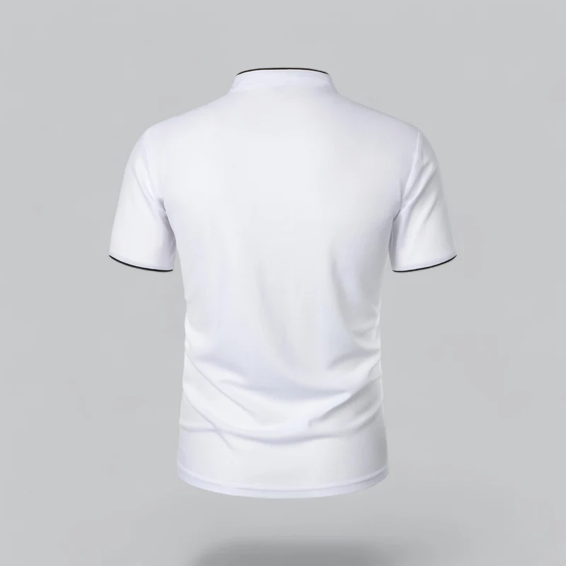 Fionn | Herren Poloshirt mit Stehkragen Kurzarm