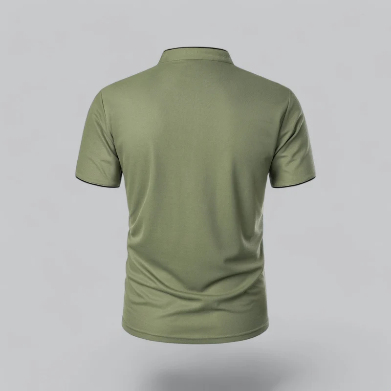 Fionn | Herren Poloshirt mit Stehkragen Kurzarm
