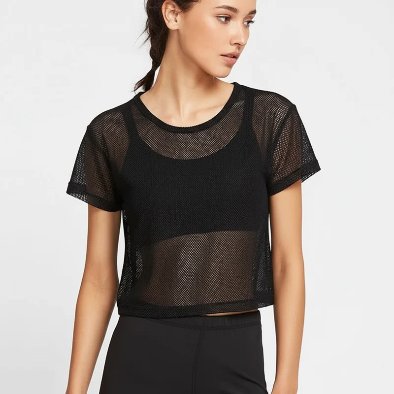 Kurzärmeliges Mesh Trainingsshirt - VentriMove