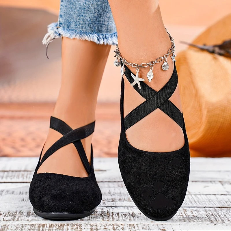 Cyrena | Damen Keilpumps mit Kreuzriemen