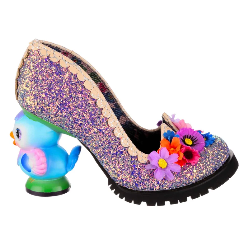 Irregular Choice Flock Together High Heels für Damen – Lila
