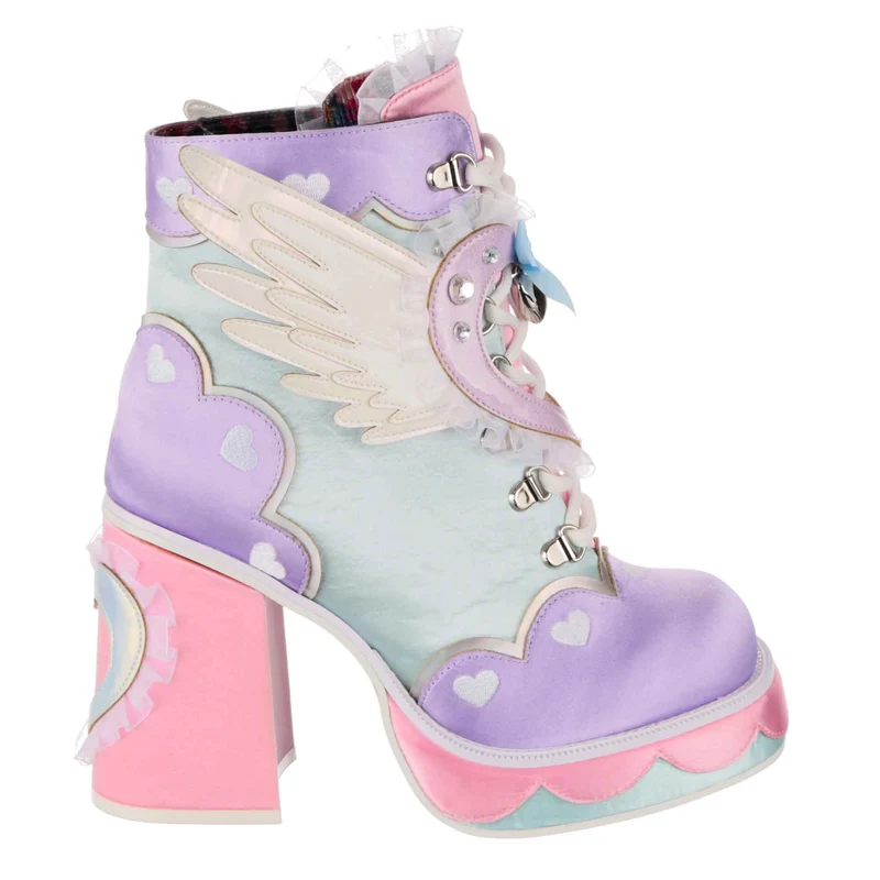 Irregular Choice Damen Heart Way There High Heels – Lila