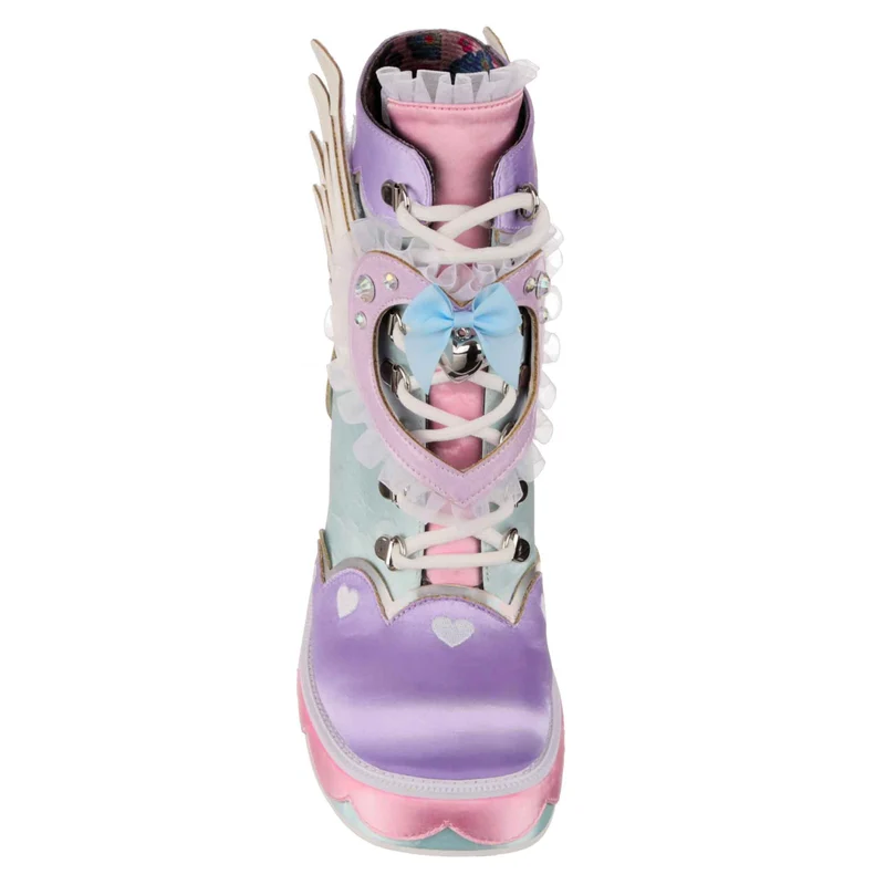 Irregular Choice Damen Heart Way There High Heels – Lila