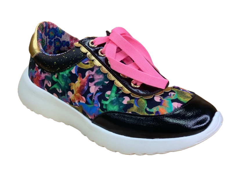 Irregular Choice Good Chives-Trainer für Damen – Schwarz