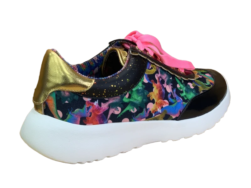 Irregular Choice Good Chives-Trainer für Damen – Schwarz