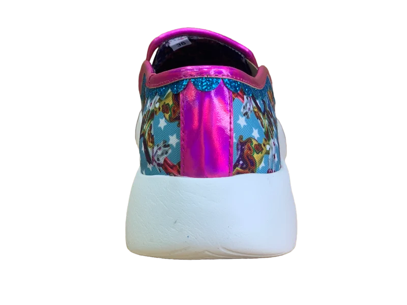 Irregular Choice Damen Peggles Slip-On-Sneaker – Blau