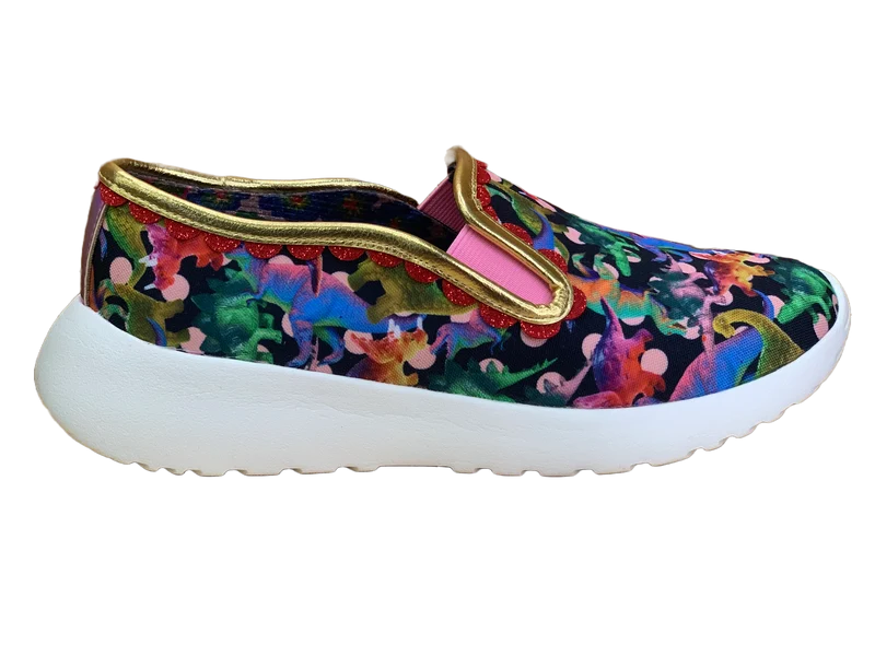 Irregular Choice Damen Peggles Trainer – Schwarz