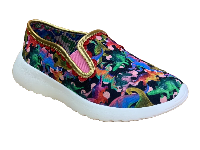 Irregular Choice Damen Peggles Trainer – Schwarz