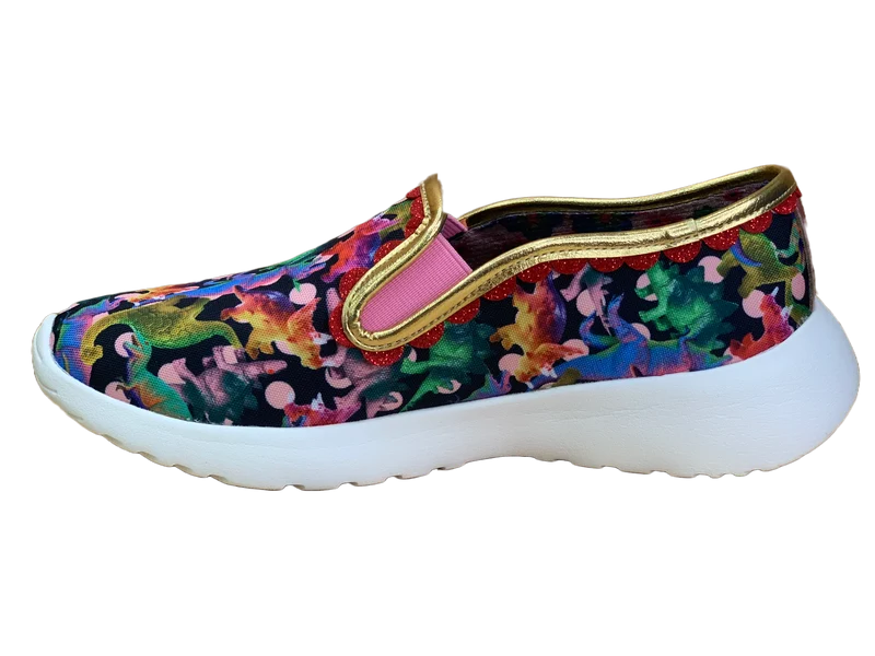 Irregular Choice Damen Peggles Trainer – Schwarz