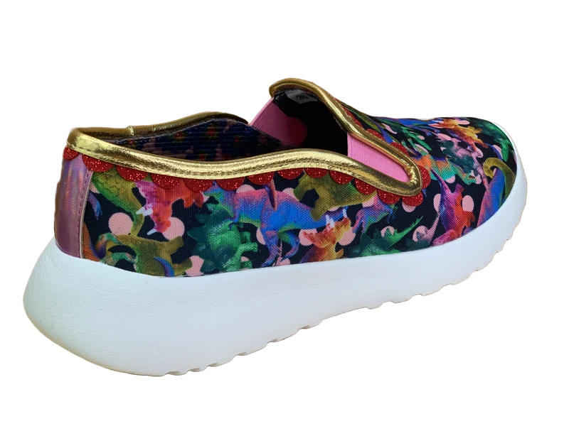 Irregular Choice Damen Peggles Trainer – Schwarz