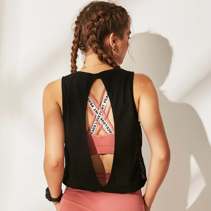 Ärmelloses Sportshirt Mit Rückenausschnitt - MoveBreeze