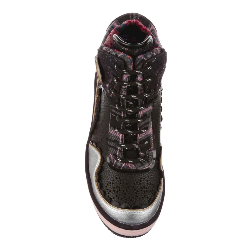 Irregular Choice Home Run Wedge-Trainer für Damen – Schwarz