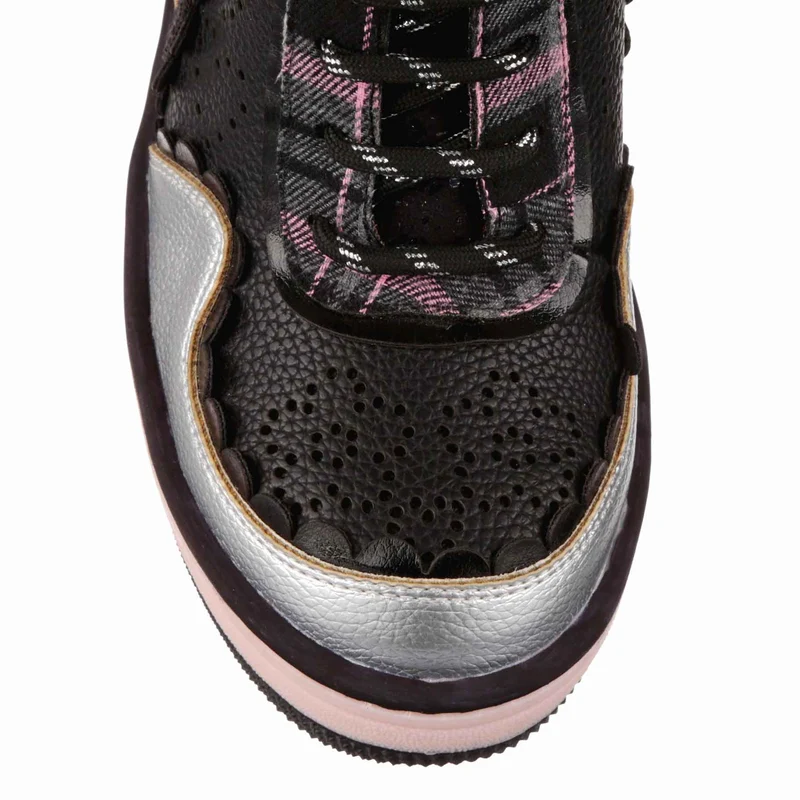 Irregular Choice Home Run Wedge-Trainer für Damen – Schwarz