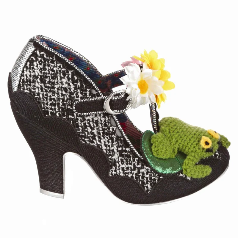 Irregular Choice Damen Lily Leapfrog High Heel - Schwarz