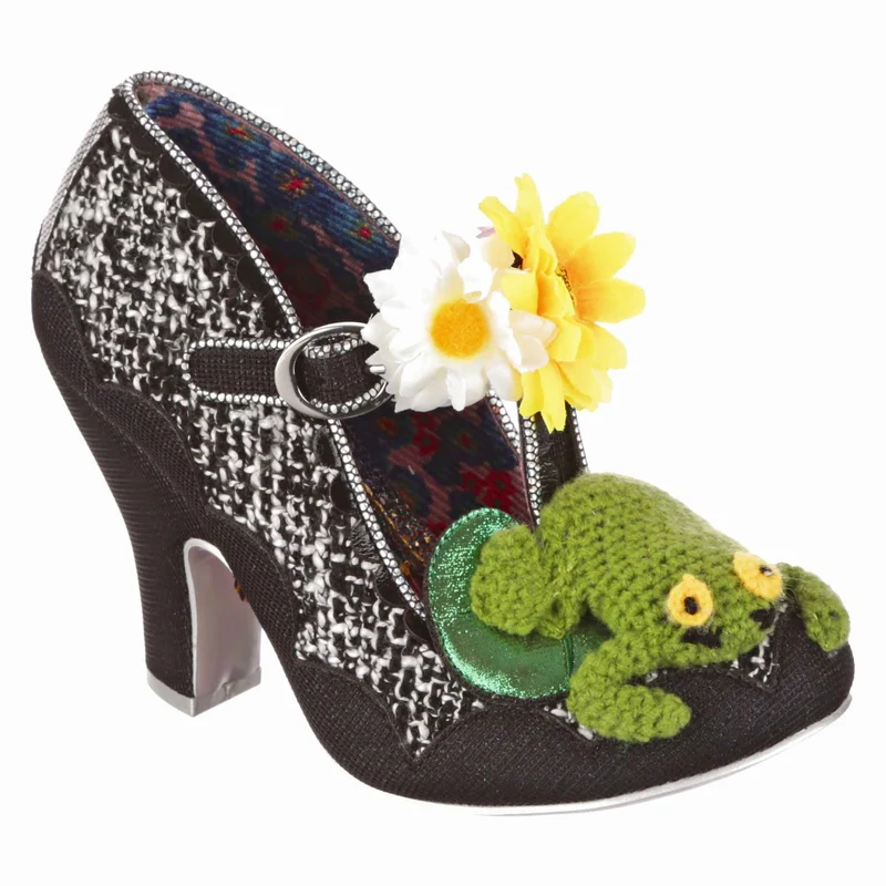 Irregular Choice Damen Lily Leapfrog High Heel - Schwarz