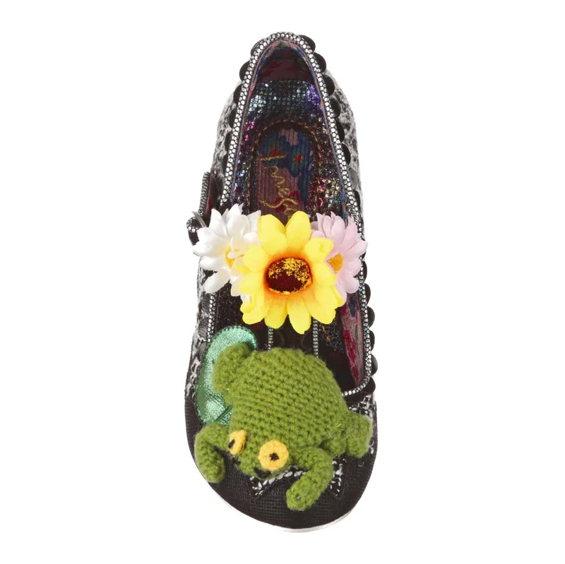 Irregular Choice Damen Lily Leapfrog High Heel - Schwarz