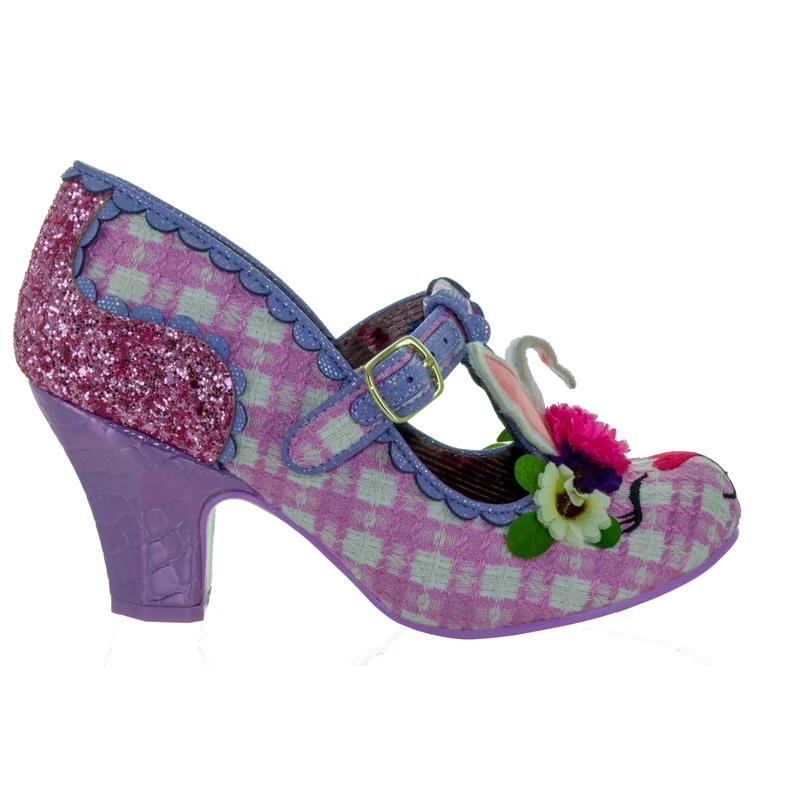 Irregular Choice Damen Bunny Bounce High Heel - Rosa