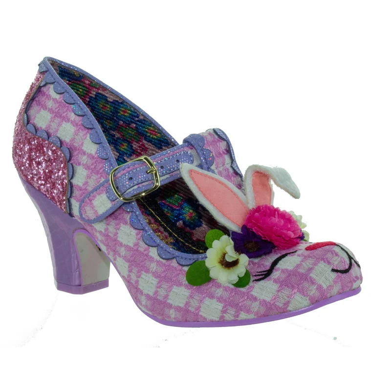 Irregular Choice Damen Bunny Bounce High Heel - Rosa