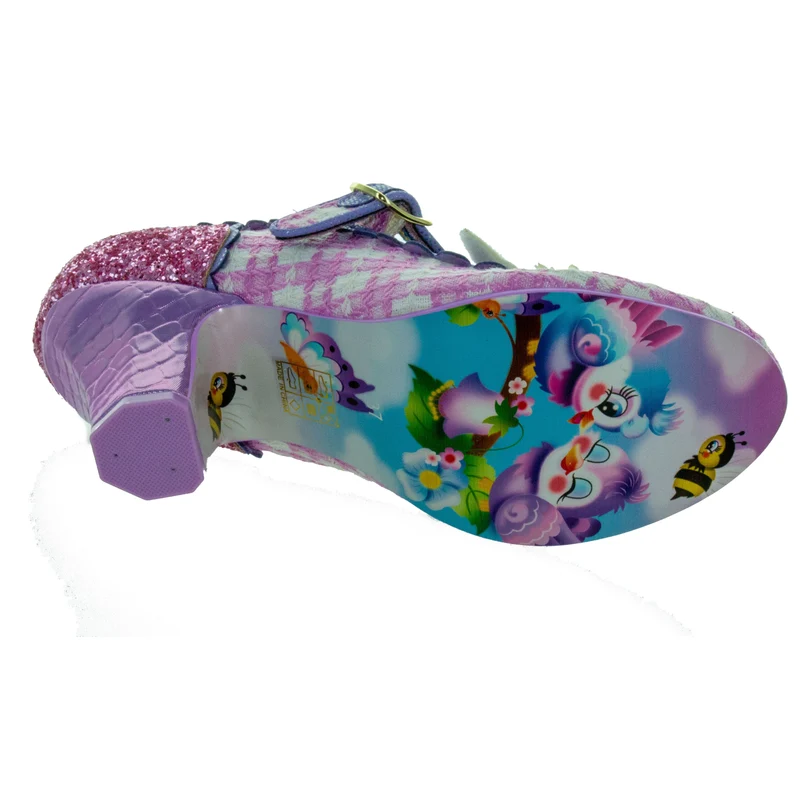 Irregular Choice Damen Bunny Bounce High Heel - Rosa