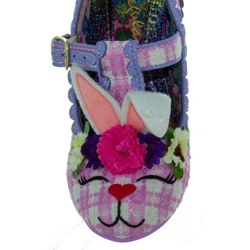 Irregular Choice Damen Bunny Bounce High Heel - Rosa