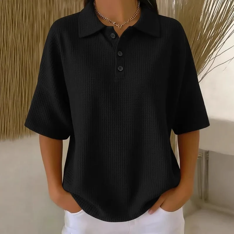 Bregje | Damen Poloshirt Kurzarm Relaxed Fit