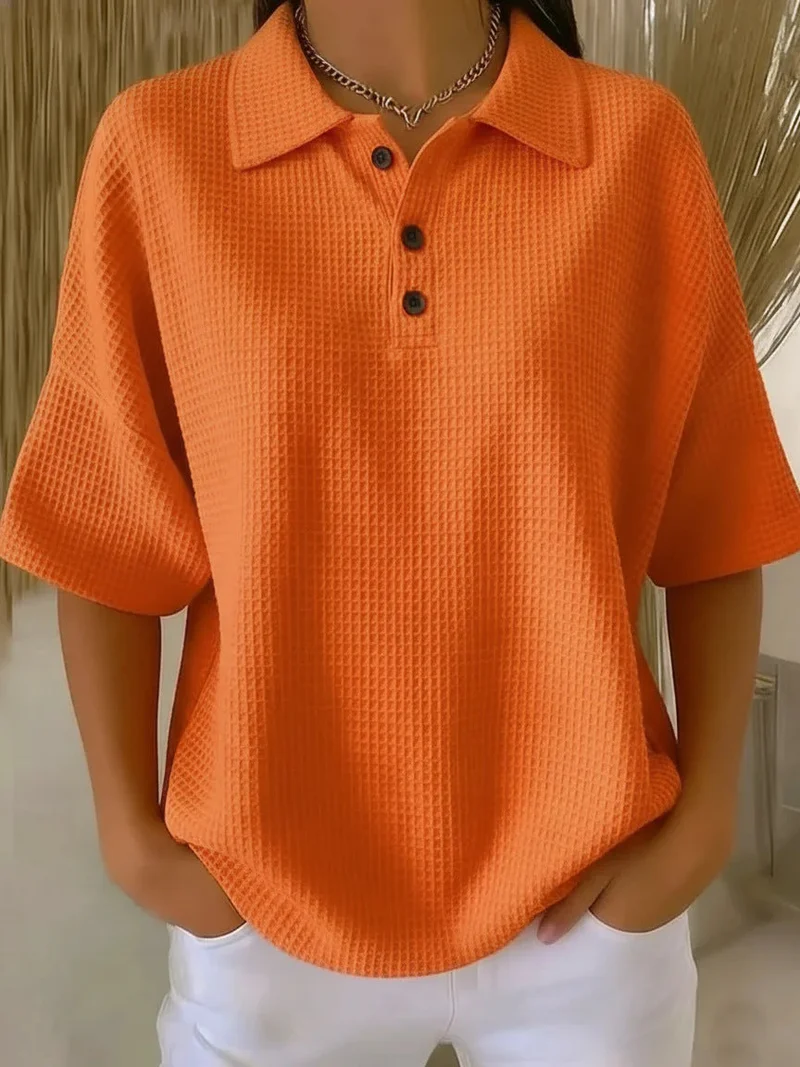 Bregje | Damen Poloshirt Kurzarm Relaxed Fit