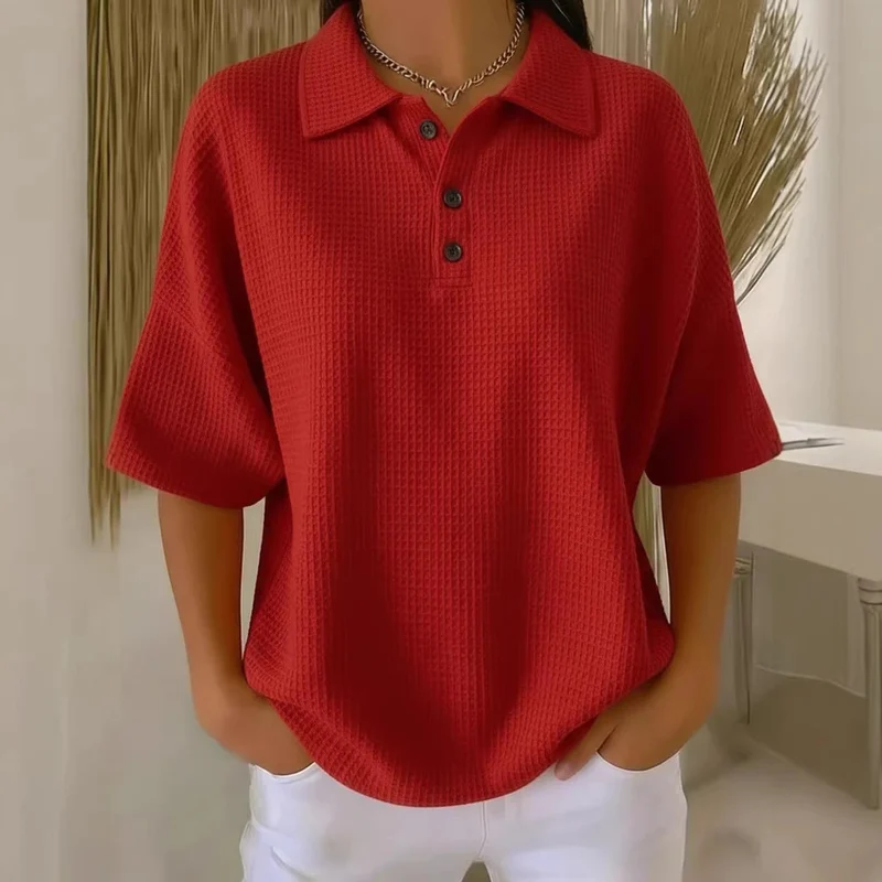 Bregje | Damen Poloshirt Kurzarm Relaxed Fit