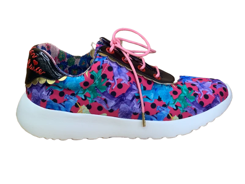 Irregular Choice Damen Green Fingers Trainer – Rosa