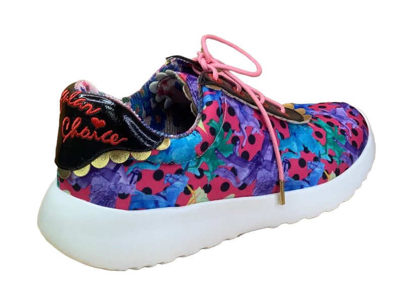 Irregular Choice Damen Green Fingers Trainer – Rosa