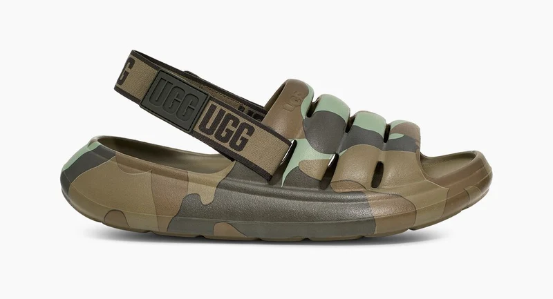 UGG Herren Sport Yeah Camopop Slide – Moosgrün
