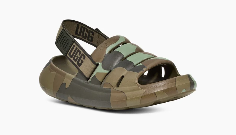 UGG Herren Sport Yeah Camopop Slide – Moosgrün