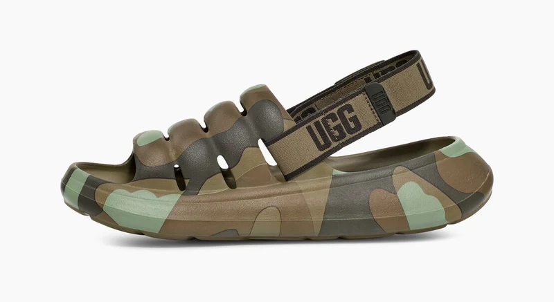 UGG Herren Sport Yeah Camopop Slide – Moosgrün