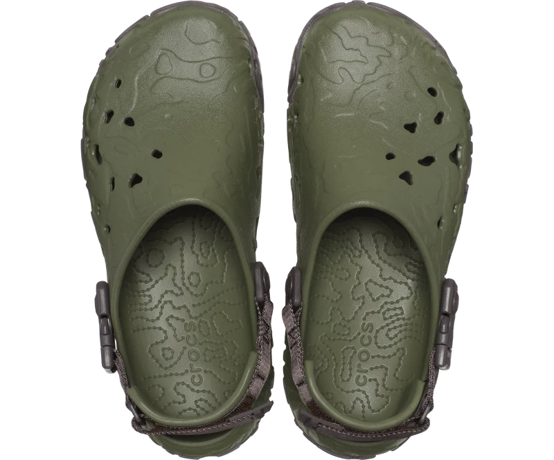 Crocs Unisex All Terrain Atlas Clog – Armeegrün/Espresso