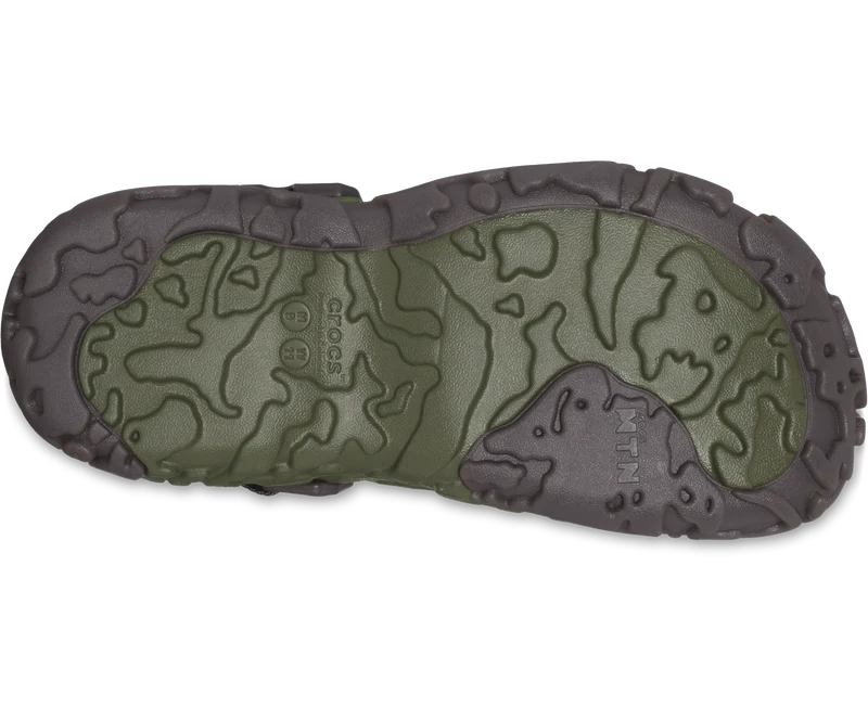 Crocs Unisex All Terrain Atlas Clog – Armeegrün/Espresso