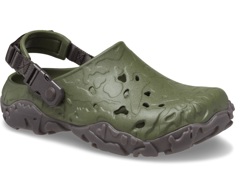 Crocs Unisex All Terrain Atlas Clog – Armeegrün/Espresso