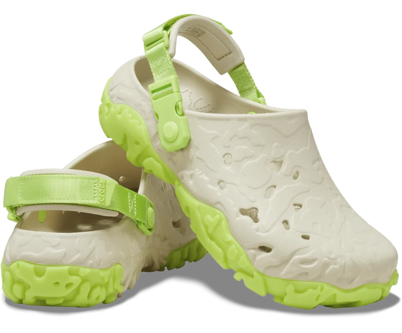 Crocs Unisex All Terrain Atlas Clog – Knochen / Limette