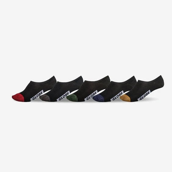 Globe Unsichtbare Dip-Socken für Herren (5er-Pack)