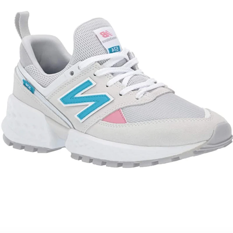 New Balance - Damen-Sneaker 574v2 – Weiß/Rosa/Blau