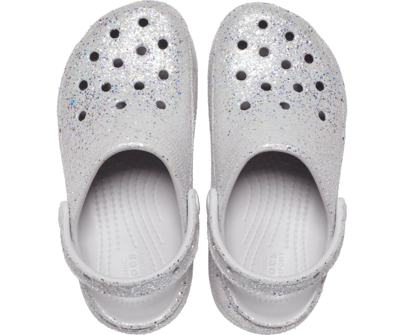 Crocs Klassischer Glitzer-Cutie-Clog für Kinder – Atmosphäre
