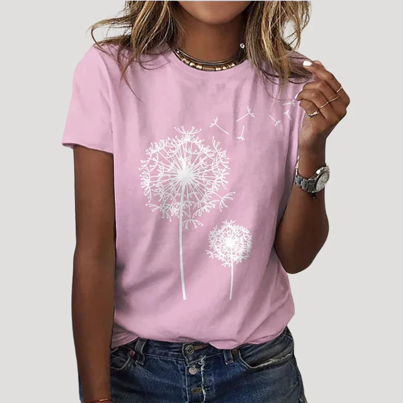 Frida | Damen Pusteblume Print T-Shirt