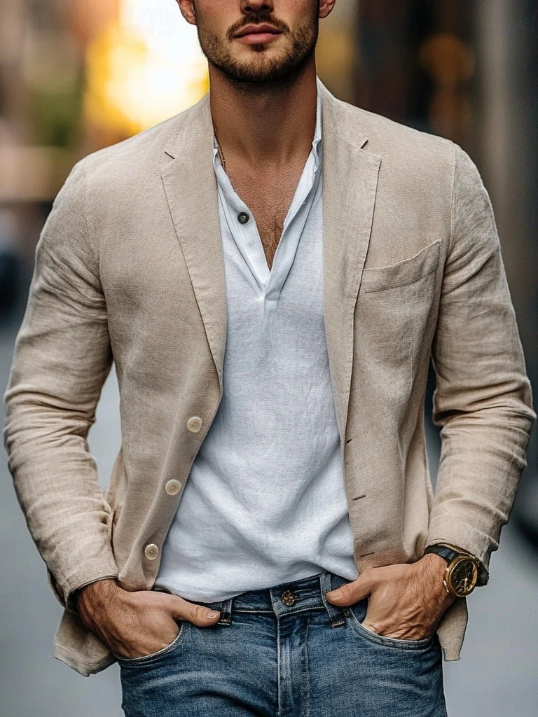 Viktor | Herren Single Breasted Casual Sakko