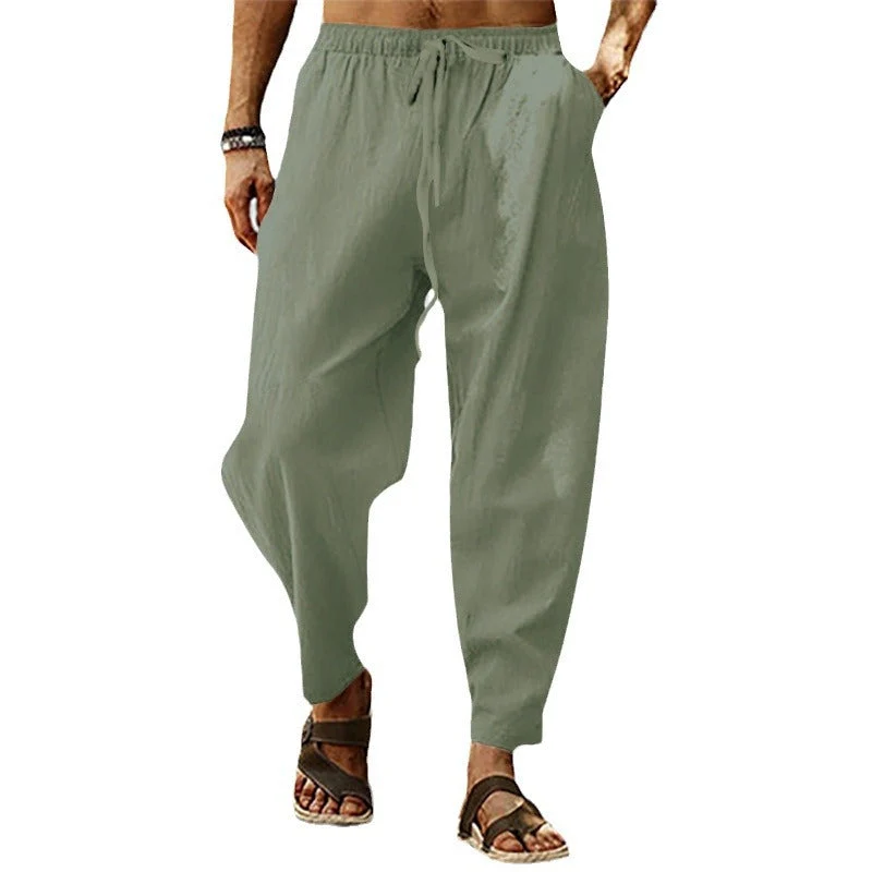 Korbinian | Herren Leichte Sommerhose mit Kordelzug