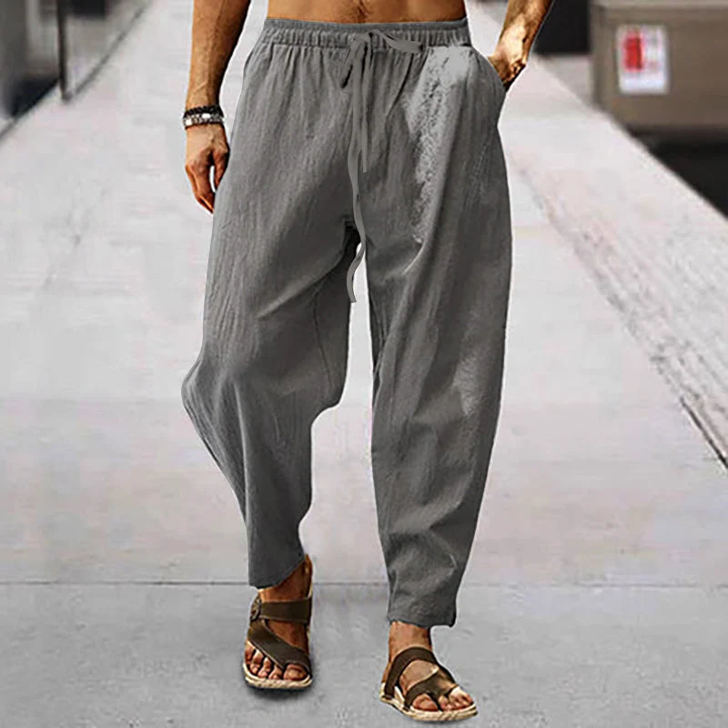 Korbinian | Herren Leichte Sommerhose mit Kordelzug