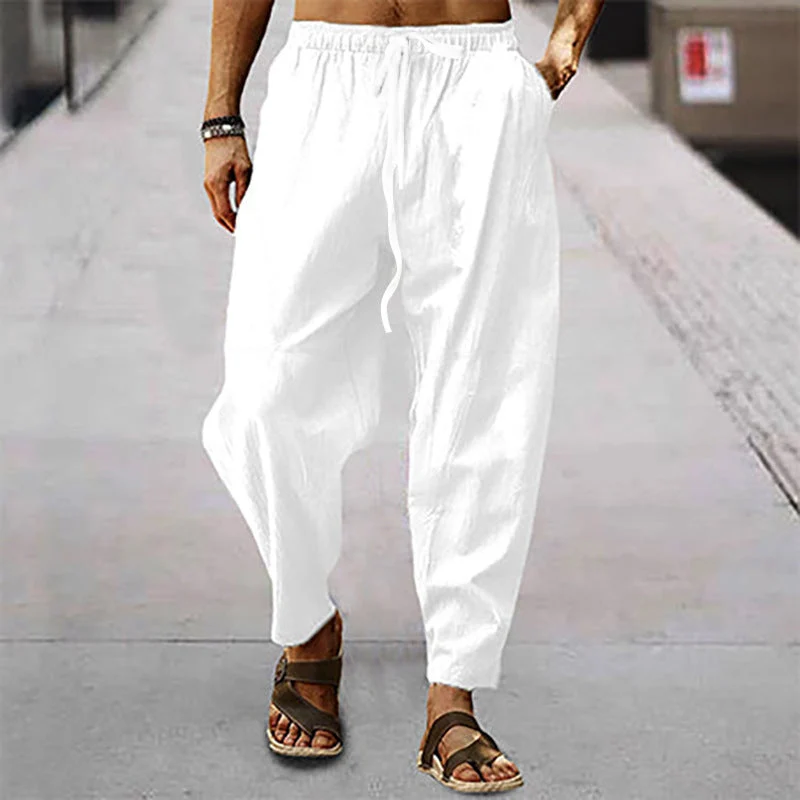 Korbinian | Herren Leichte Sommerhose mit Kordelzug