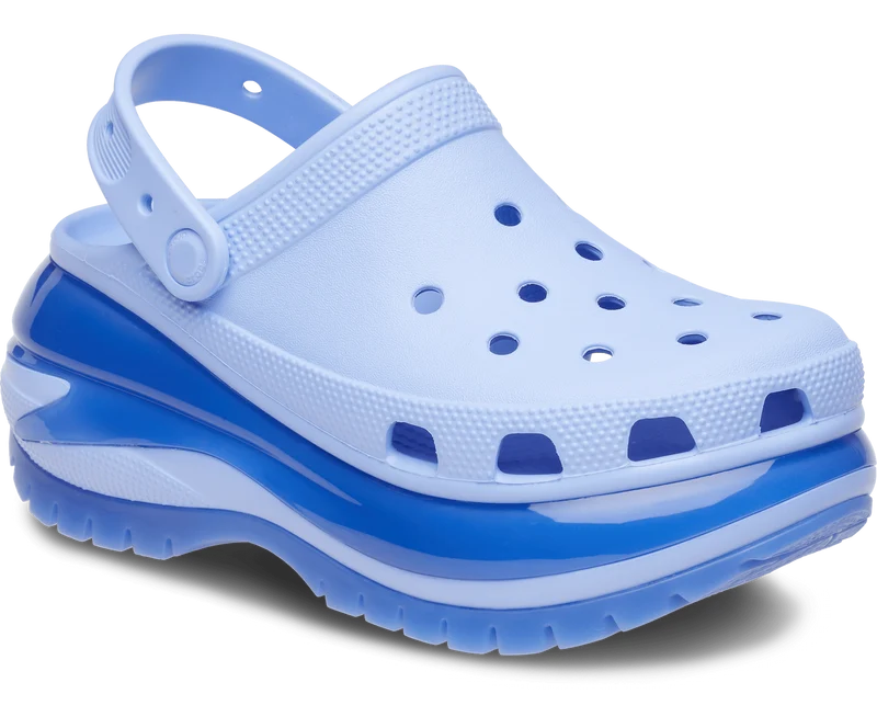 Crocs Unisex Classic Mega Crush Clog – Moon Jelly