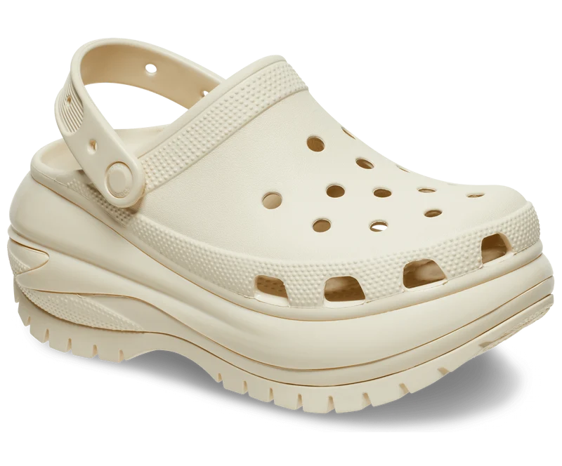 Crocs Unisex Classic Mega Crush Clog – Knochen