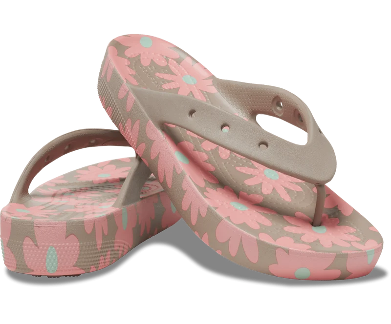 Crocs Unisex Classic Plateau Retro Flip Flop – Mehrfarbig